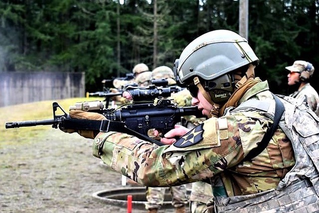 The 1/23 Inf Tomahawks , part of the Ghost Brigade showing soldiers keeping their eyes focused on training and remaining ready to support the mission.